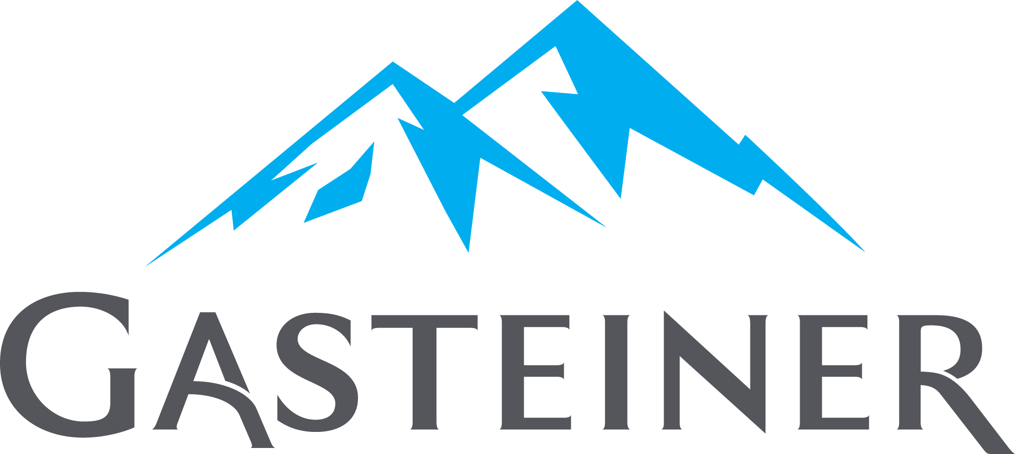 Logo von Gasteiner, einem kristallklaren, natürlichen Mineralwasser aus den Alpen