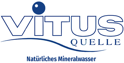 Logo von Vitus-Quelle, einem natürlichen Mineralwasser aus Laa an der Thaya