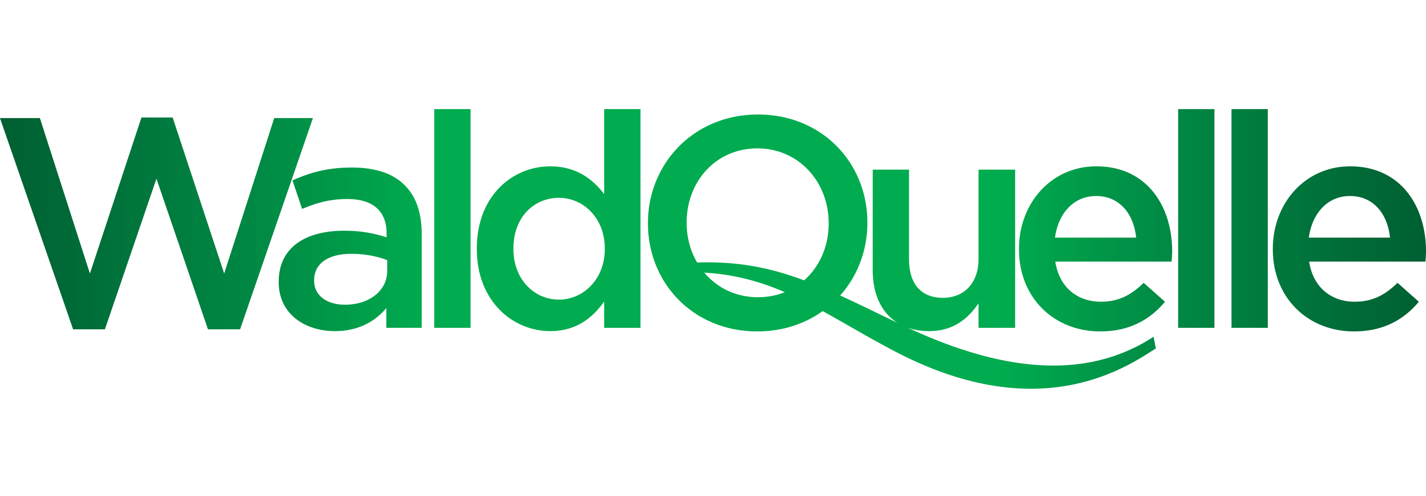 Logo von Waldquelle, einem natürlichen Mineralwasser aus dem Burgenland