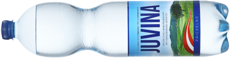 Foto: JUVINA Mineralwasser / Starzinger GmbH & CO KG Natürliches Mineralwasser aus dem Burgenland: eine 1,5-Liter-Flasche JUVINA prickelnd